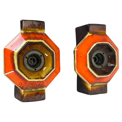 Cubic psychedelic POP ART Fat Lava Wall Light by PAN CERAMICS, Germany ...