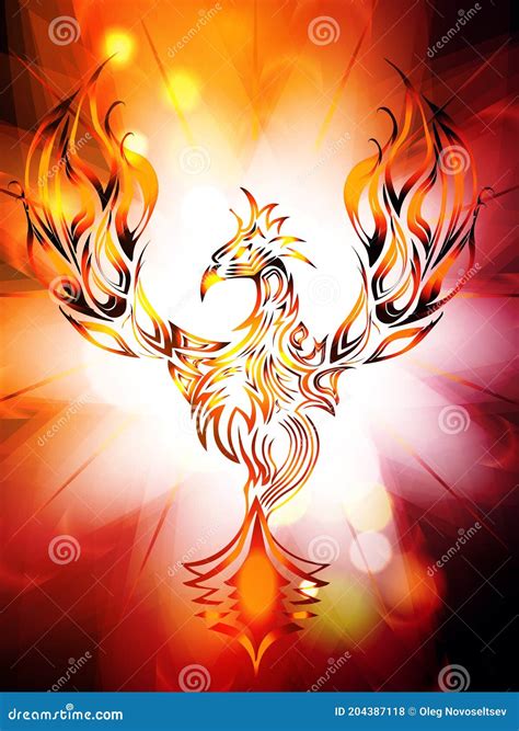 Phoenix Rising Illustration Stock Illustrations – 837 Phoenix Rising ...