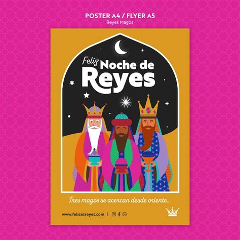 The wise men poster template | Free PSD