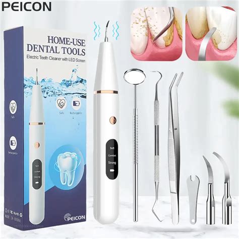 Скалер зубной PEICON N-G6 ультразвуковой для удаления каменя и пятен с ...