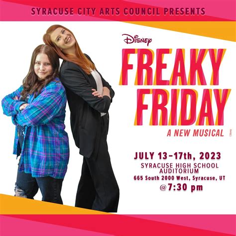 "Parents lie," but here's the truth: Syracuse City's FREAKY FRIDAY is a ...