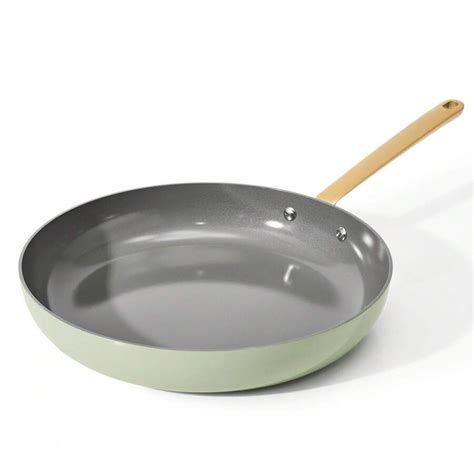 12 Inch Ceramic Non-Stick Fry Pan, Sage Green By Drew Barrymore | SHEIN USA