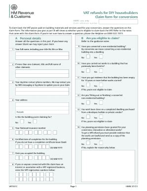 Claim A VAT Refund If You Build New Houses On A DIY Basis ... - Fill ...