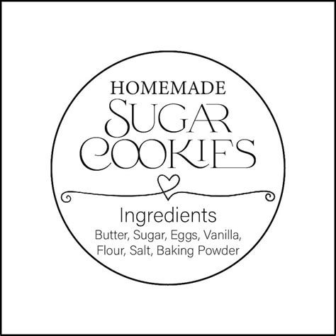 Image result for Shortbread Cookies Labels