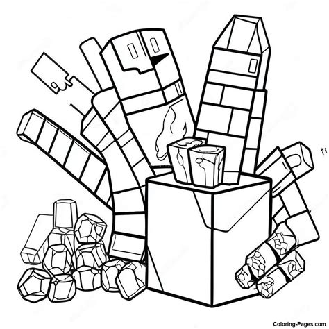 Image result for Minecraft Tools Coloring