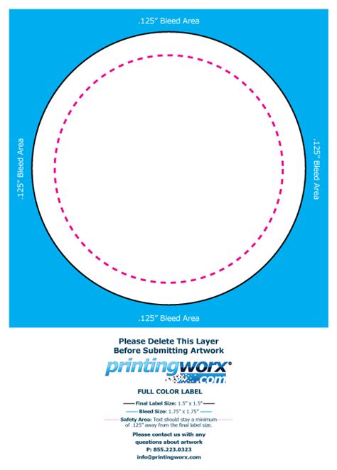Free Full Color Label Templates