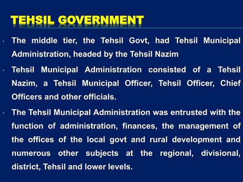 Local Government System in Pakistan | PPTX