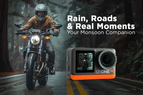 Rain, Roads & Real Moments – Your Monsoon Companion: IZI Action Cam