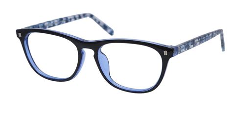 Irving Classic Wayframe - Black/Blue Eyeglasses