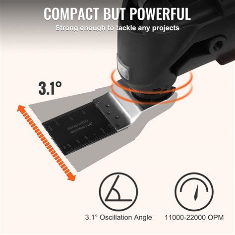 VEVOR Multitool Oscillating Tool Corded 2.5 Amp, India | Ubuy