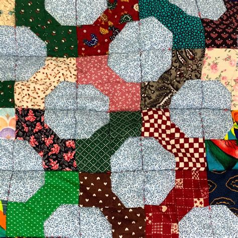 Small Square Octagon Pattern Quilt Wall Hanging Handmade - Etsy