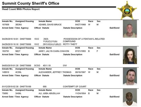 Locked Up Edition - Summit County Jail: Active Inmates & Mugshots ...