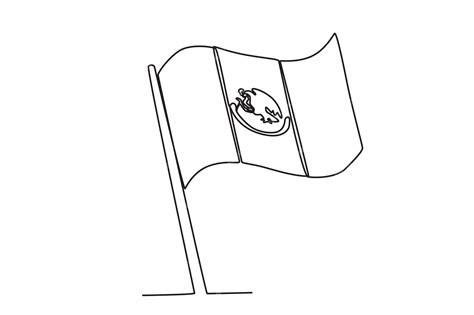 mexico flag clipart black and white #3928707 | Clipart Library