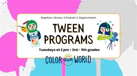 Tween Summer Reading Programs, Daphne Public Library, 8 July 2025 ...