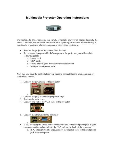 Image result for Operating a Projector