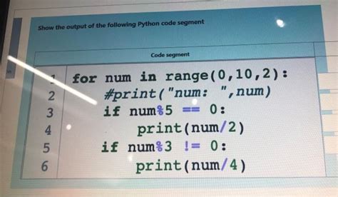 Image result for Code Segement in Python