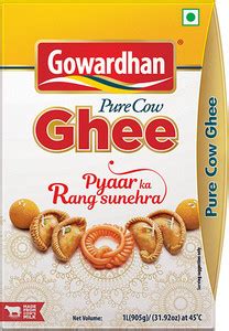 Gowardhan Pure Cow Ghee Box Price in India - Buy Gowardhan Pure Cow ...