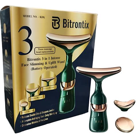BITRONTIX™️ 3 in 1 INTENSE FACE SLIMMING & UPLIFT WAND (BATTERY OP ...