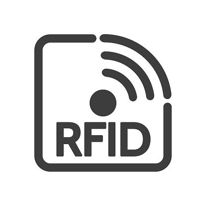 Rfid Technology Label Stock Illustration - Download Image Now - Radio ...