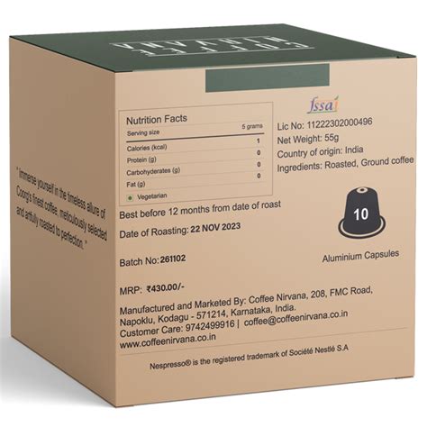 Coffee Nirvana Coffee Beans, Coffee Capsules, Instant Coffee