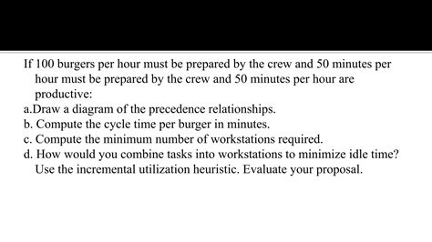 Line Balancing Operations Mgt 的图像结果