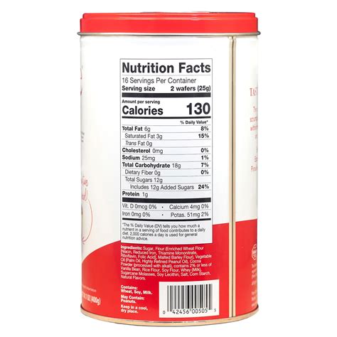 Pirouline Chocolate Hazelnut Wafer Cookie Tin, 14oz