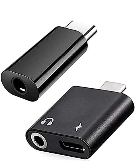 EASYSHOP 2In1 Type C To 3.5 Mm Jack Audio Connector With Noise ...
