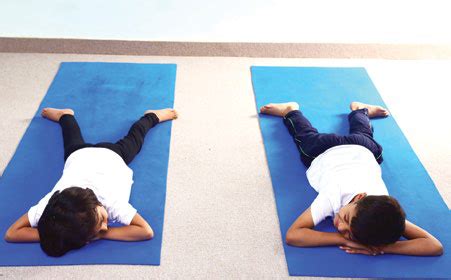 Makrasana (Crocodile posture)