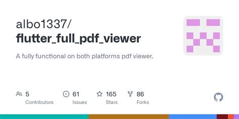 Flutter PDF View Package 的图像结果