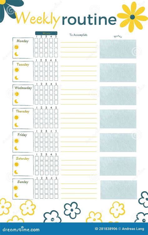 Weekly Routine 的图像结果