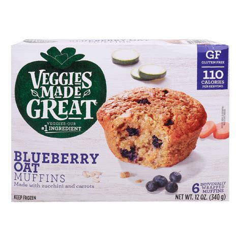 Veggies Made Great Blueberry Oat Muffins 340 g Online at Best Price ...