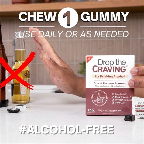 Quit Drinking Aid Gummies | Fast-Acting Support for Cravings | Non ...