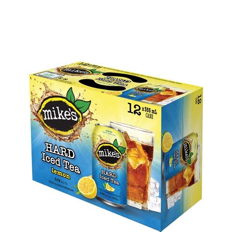 Mike’s Hard Iced Tea Lemon 12 Pack Cans – Newfoundland Labrador Liquor ...
