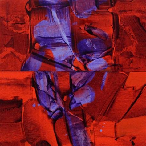"Untitled 4": Red Acrylic Painting by Dnyaneshwar Ingle | ArtZolo.com