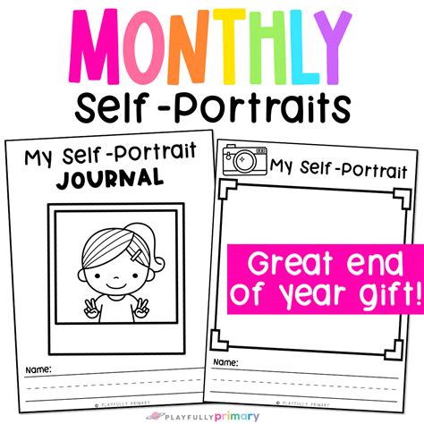 Monthly Self Portrait Templates for Preschool + Kindergarten ...