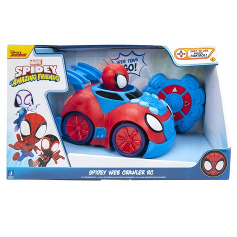 Buy Marvel Spidey and His Amazing Friends Web Crawler RC - Remote ...