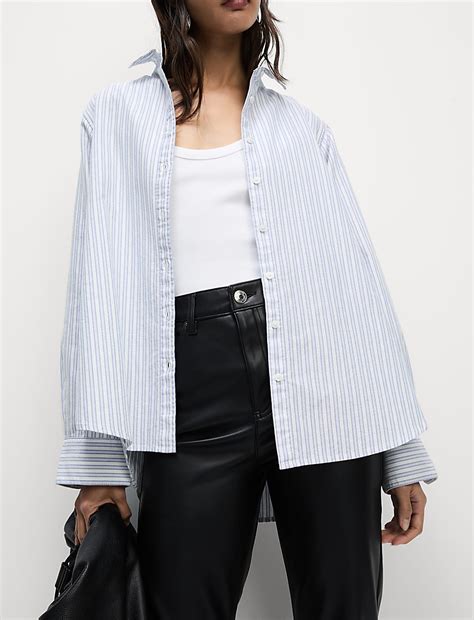 Buy Pure Cotton Striped Collared Shirt at Marks & Spencer