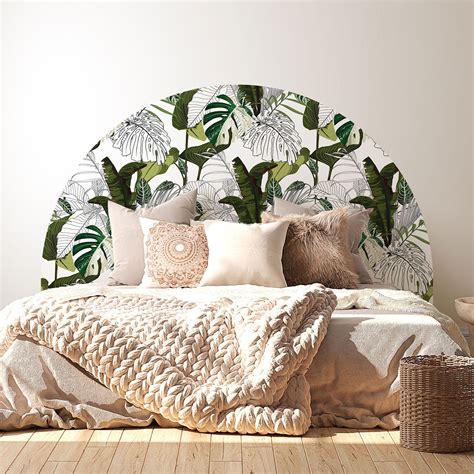 Stickers tête de lit - Feuilles 3617680332788 - Adhésif MAT - Largeur ...