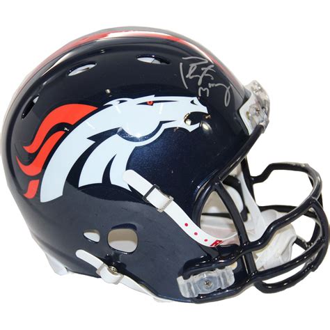NFL Denver Broncos Peyton Manning Signed Authentic Revolution Helmet ...