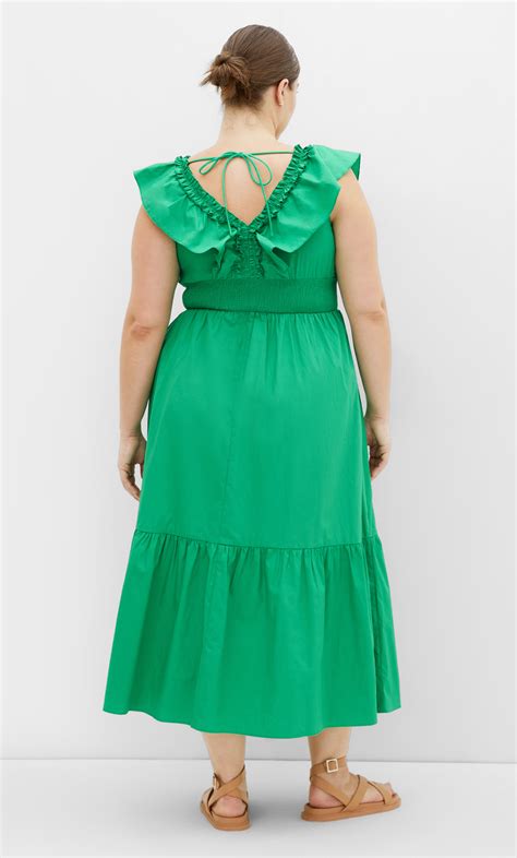 Women's Plus Size Kelly Maxi Green Dress