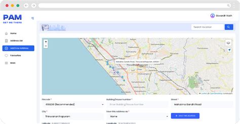 PAM India - Postal Address Map