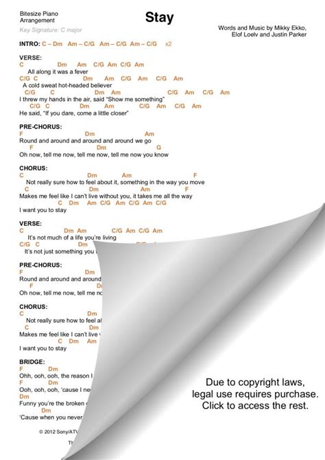 Rezultat imagine pentru Stay Rihanna Piano Tutorial