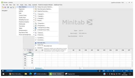 Image result for Minitab Normal Distribution