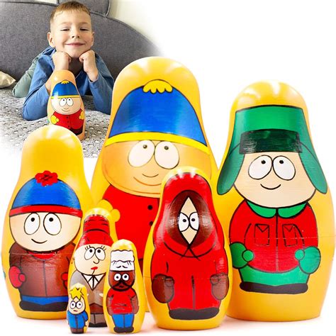 Buy South Park Nesting Dolls Set of 7 pcs - Russian Dolls with Animated ...