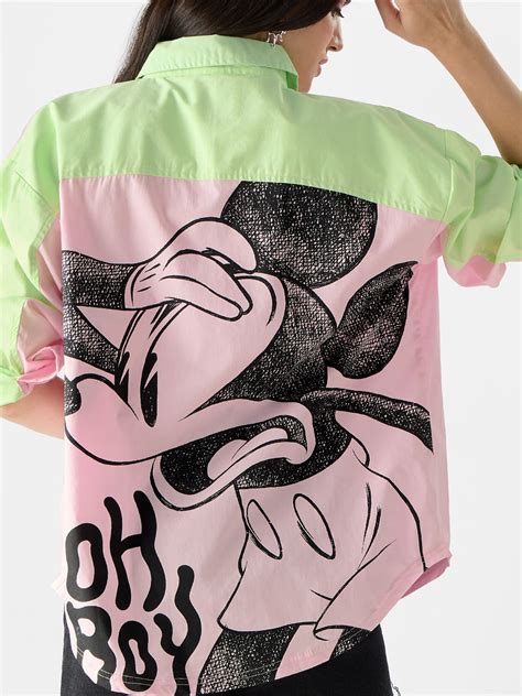 Buy Disney: Mickey Mouse Women Boyfriend Shirts online at The Souled Store.