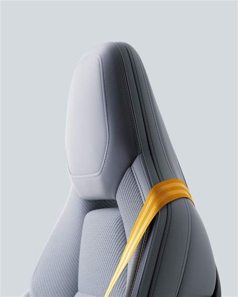 Grey and Yellow Car Interior
