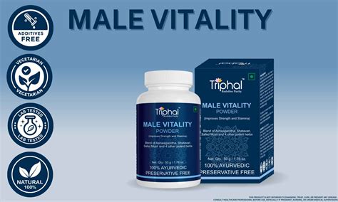 Buy Male Vitality Powder by Triphal Online - Blend of 7 Pure Herbs