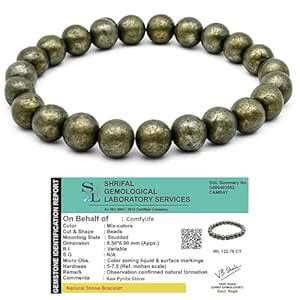 Buy COMFYLIFE Pyrite Bracelet Original Certified For Money Attraction ...