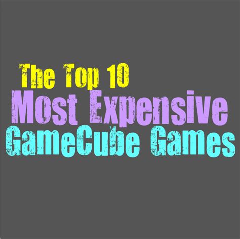 The Top 10 Most Expensive and Rarest GameCube Games – Collective POP