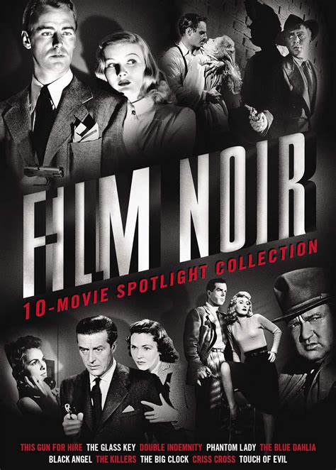 Amazon.com: Film Noir 10-Movie Spotlight Collection (Double Indemnity ...